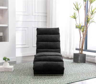 Produktbild von STILVORA Massagesessel mit Fernbedienung– Verstellbarer Relaxsessel mit 5 Massagefunktionen,Massage-Langsessel für Wohnzimmer,Schwarz