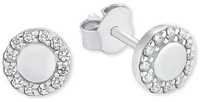 Produktbild von s.Oliver 2032845 Damen Ohrstecker Sterling-Silber 925 Silber Weiß