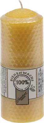 Produktbild von 100% Bienenwachs Wabenkerze 90 x Ø 55 mm
