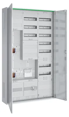 Produktbild von ABN RS309Z1412 - Zählerschrank 2 Zähler 3-Punkt 1 APZ 1 Schiene 1