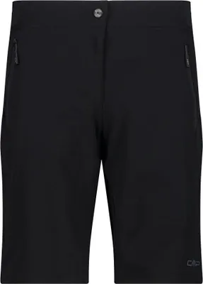 Produktbild von CMP Damen Bermuda aus 4-Way-Stretch-Gewebe, atmungsaktiv, UV-Schutz, schwarz, Größe 42