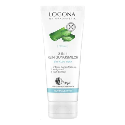 Produktbild von Logona [Classic] 3 in 1 Reinigungsmilch Aloe Vera - 100ml
