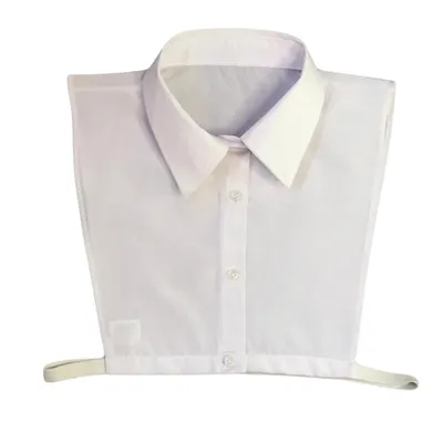 Productafbeelding van Mirach Textile damesblouses, afneembare kraag, wit, maat L/XL