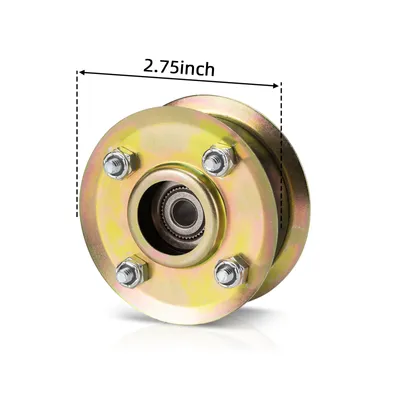 Zdjęcie produktu dla 2-pak średnica zewnętrzna 70 mm, 131-4529, zestaw rolek napinających do pasków kosiarek, kompatybilny z kosiarkami Toro 30'', zastępuje 131-4509, 125-2532, odpowiedni do kosiarek TimeMaster TurfMaster.