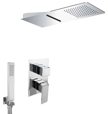 Zdjęcie produktu dla Zestaw prysznicowy PaulGurkes z deszczownicą, system podtynkowy