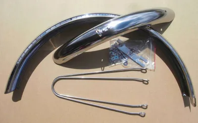 Image de Garde-boue en acier inoxydable pour le vélo pliant / vélo bonanza 20 pouces
