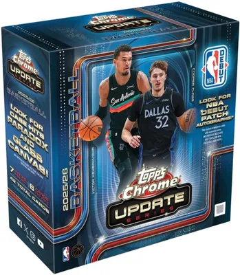Produktbild von Topps Chrome Updates NBA Basketball 2025–26 Mega Box Basketball Cards
