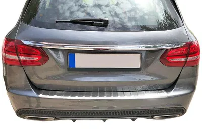 Für Mercedes C-Klasse T-Modell S205 ab 2014- LADEKANTENSCHUTZ Edelstahl MATT in der Farbe von Recambo e.K.