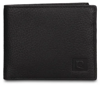 Produktbild von Pierre Cardin Herren Geldbörse, echtes Leder, schwarz, schlank und kompakt