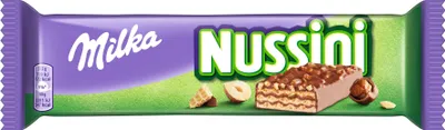 Produktbild von Milka Nussini Haselnuss, Schokolade, 31,5g Riegel