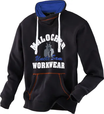 Produktbild von Uncle Sam Sweatshirt schwarz/marine/orange Gr. L