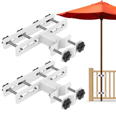 Produktbild von 2-teilige Sonnenschirmhalterung für Balkon