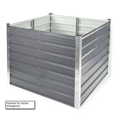 Produktbild von Metall-Hochbeet Rosendaal 99x99x80 cm anthrazit