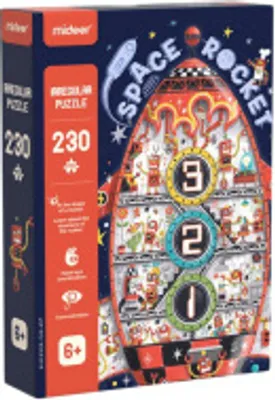 Produktbild von Mideer Kunstpuzzle – Weltraumrakete - 226 Teile