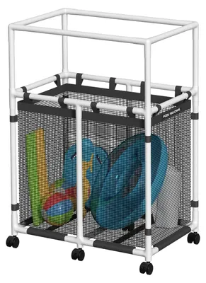 Imagen del producto de Caja de almacenamiento de malla, 400 litros, para juguetes y accesorios de piscina
