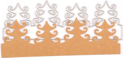 Produktbild von Stanzschablone - Mundart Stempel - Wald