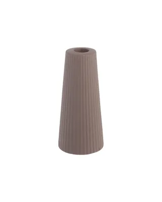 Produktbild von Storefactory Kerzenhalter LINGHED S Keramik braun | Ø 6x15 cm