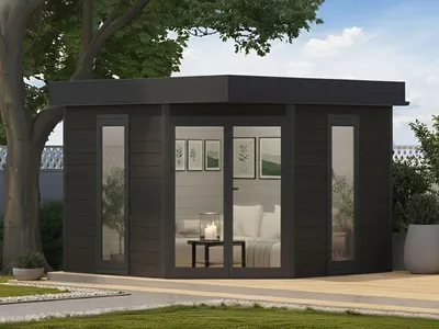Produktbild von WPC 5-Eck Gartenhaus Modell Style Modern