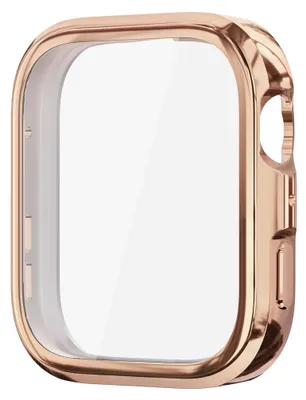 Immagine prodotto di Custodia in TPU per smartwatch Huawei Watch Fit 5 con protezione per lo schermo a copertura totale, colore oro rosa