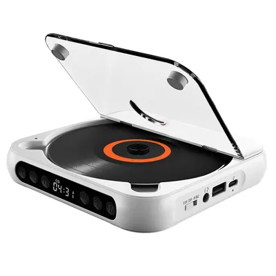 Produktbild von CD-Player, externer Auto-CD-Player, integrierter LCD-Bildschirm, unterstützt Dual-Mode-Verbindung, 2000 mAh Akku, bis zu 7 Stunden Akkulaufzeit