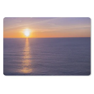 Produktbild von MuchoWow® Schreibtischunterlage Frankreich - Meer - Sonne 60x40 cm - XXL Mauspad - Großes Mauspad