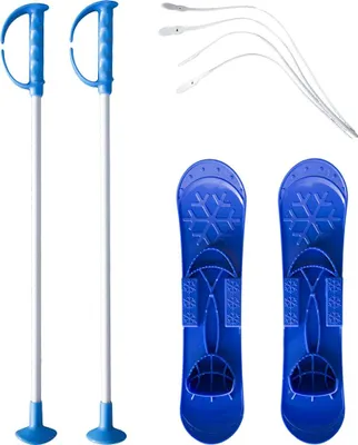 Produktbild von Kinderski mit Stöcken MASTER 42cm Blau