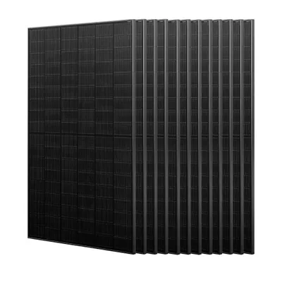 Produktbild von Solarmodul 455W Bifazial Glas-Glas Photovoltaik full black Solar panel 12 pcs