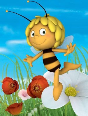 Biene Maya 01 Busy Bee Teppich Kinderteppich 95x133cm