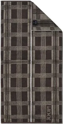 Produktbild von JOOP! Saunatuch Checks 1685 Farbe graphit Größe 80x200cm