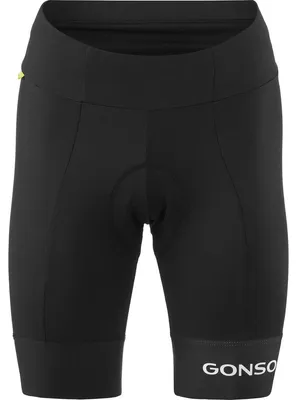 Zdjęcie produktu dla Spodenki rowerowe damskie Gonso Essential, kolor czarny, rozmiar 38