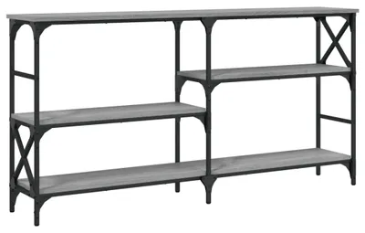 Obrázok produktu pre vidaXL Konzolový stôl Grey Sonoma 150x29x76,5 cm odvodený výrobok z dreva
