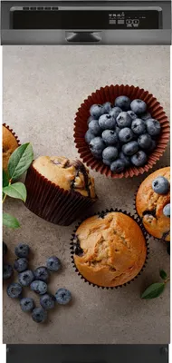 Produktbild von Aufkleber sticker 45x80 cm Dekorative folie Spülmaschine - Blaubeere Muffins