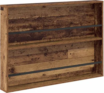 Produktbild von vidaXL Magazinregal mit Regal Altholz 100 x 12 x 70 cm Holzwerkstoff