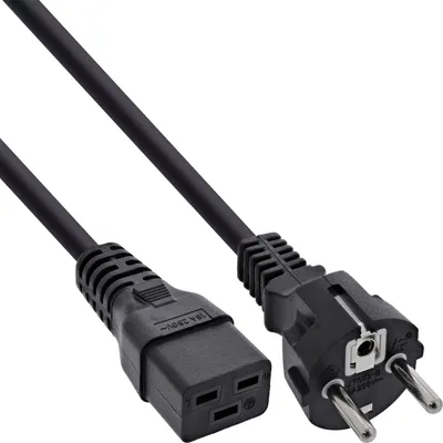 Obrázok produktu pre InLine 16658F, 2 m, Zástrčka typu F, IEC C19, 250 V, 16 A