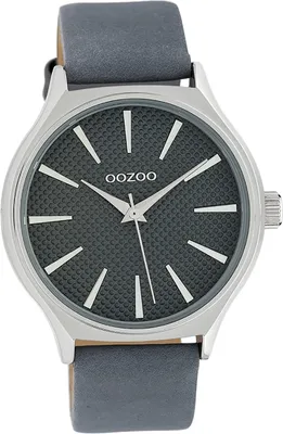 Produktbild von Oozoo Leder Damen Uhr Analog Quarzuhr Armband dunkelblau Timepieces D2UOC10107
