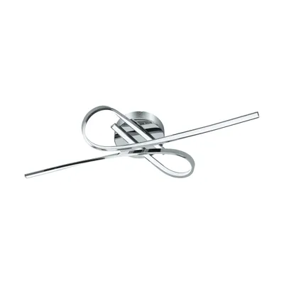 Immagine prodotto di Plafoniera LED cromo bianco Selvina