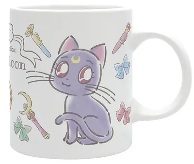 Zdjęcie produktu dla Filiżanka Abysse Luna & Artemis Chibi, pojemność 320 ml. Jeden rozmiar