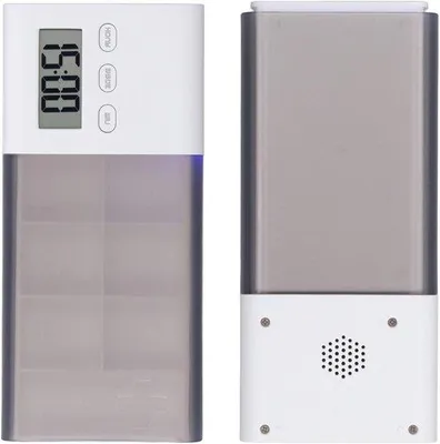 Immagine prodotto di Portamedicinali elettronico con funzione di avviso - Confezione da 5 pezzi - Caricatore USB.