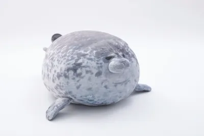 Obrázek produktu pro Šedá a bílá plyšová panenka Seals Mainstream, Japonsko Osaka (šedá 60cm)