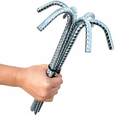 Produktbild von Bodenanker 8 Stück 32 cm mit J-Haken aus verzinktem Stahl – Trampolin-Erdnägel – Sturmanker