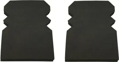 Produktbild von Nierhaus Arbeitshosen Kniepolster Nr. 47  225x160 x18 mm schwarz