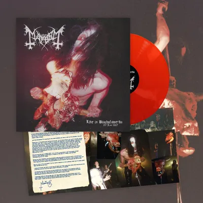 Produktbild von Mayhem - Live In Bischofswerda (21St June 1997) (Limited Edition) (Red Coloured) (LP)