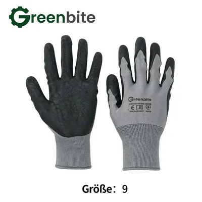 Produktbild von Arbeitshandschuhe , Latexbeschichtet, abriebfest,Garten Werkstatt Handschuh Gr.9