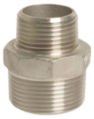 Immagine prodotto di Raccordo Filettato Riduzione Acciaio Inox 1" x 1/2"