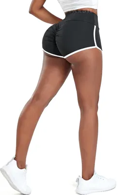 Produktbild von Nahtlose Damen-Hotpants mit hoher Taille