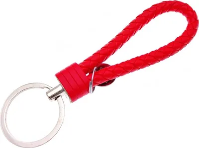 Obrázok produktu pre CHPN – Kľúčenka – Červená/Strieborná – Kľúčenka – Kožená kľúčenka – Darček – Deň otcov – Štýlová kľúčenka