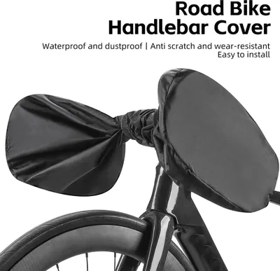Image de Protecteur de guidon de vélo Housse de guidon de vélo Imperméable à l'eau et à la poussière Housse de guidon de vélo Accessoire de vélo