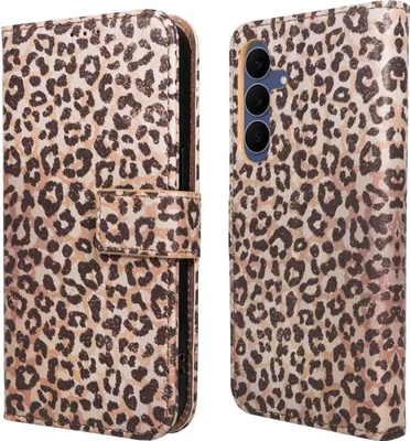 Produktbild von imoshion Design Klapphülle Samsung Galaxy S25 FE - Leopard Mood