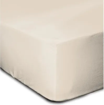 Obrázek produktu pro Napínací prostěradlo 100 % bavlna, 90 x 190 cm + výška 25 cm, světle béžová, LOVELY HOME