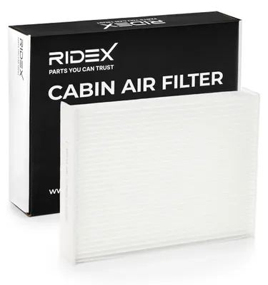Produktbild von RIDEX 424I0374 Innenraumfilter Pollenfilter für NISSAN Qashqai II (J11, J11) für DACIA Lodgy (JS)
